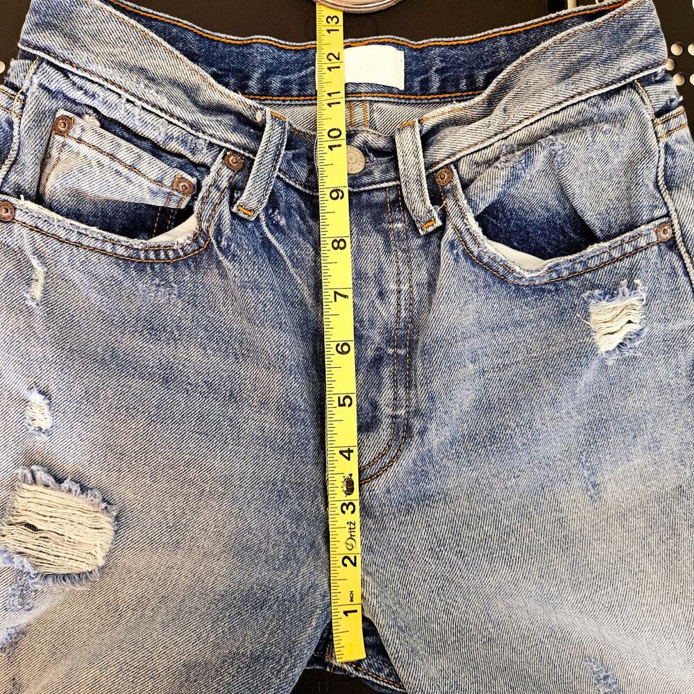 Boyish Denim Jeans Billy High Rise Waist Destroyed Distressed | Women's 25 - Picture 8 of 16